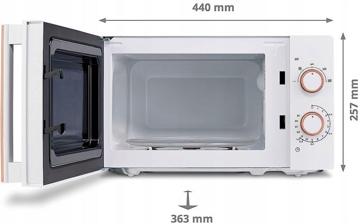 WOLNOSTOJĄCA KUCHENKA MIKROFALOWA MD10596 700W 20L zdjęcie 6