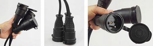 PRZEJŚCIÓWKA Z WTYKU 32A/5 400V NA 3 GNIAZDA 230V na Arena.pl