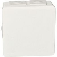 Puszka biała n/t 80x80x32 IP55 guma 002-01 ViPlast