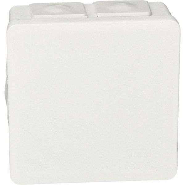 Puszka biała n/t 80x80x32 IP55 guma 002-01 ViPlast zdjęcie 1