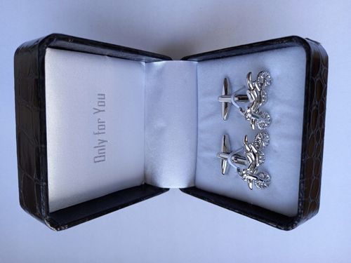 Spinki do mankiet koszuli Motor Motocykl Cross na Arena.pl