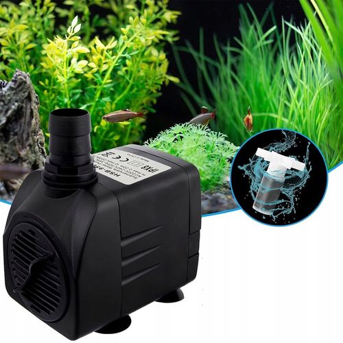 Mocna Pompa 2000L/h DO oczka WODNEGO FONTANNA KASKADA + 3 Końcówki na Arena.pl