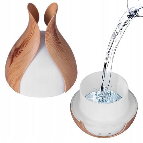 NAWILŻACZ POWIETRZA DYFUZOR ZAPACHOWY AROMATERAPIA LAMPKA NOCNA + na Arena.pl