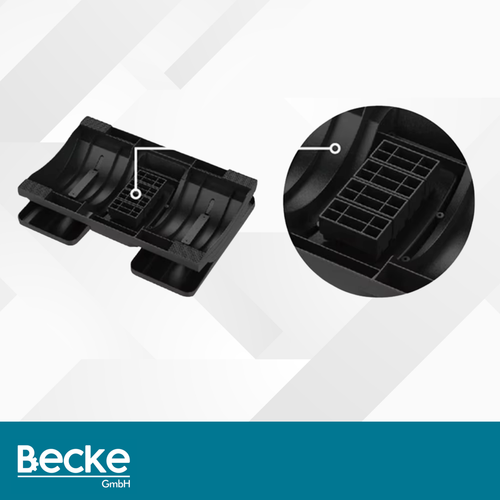 Podnóżek biurowy ergonomiczny niezależna regulacja pod biurko stopy masażer na Arena.pl