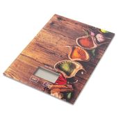 Waga Kuchenna Szklana Elektroniczna Płaska 5 Kg Precyzyjna LCD do Żywności