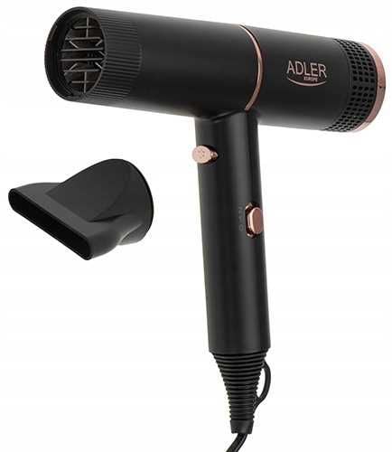 Suszarka Do Włosów Czarna - Lekka i Poręczna 1400W ADLER AD 2278 na Arena.pl