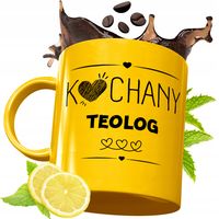 Złoty Kubek Premium Dla Teologa Prezent Z Nadrukiem Ze Zdjęciem