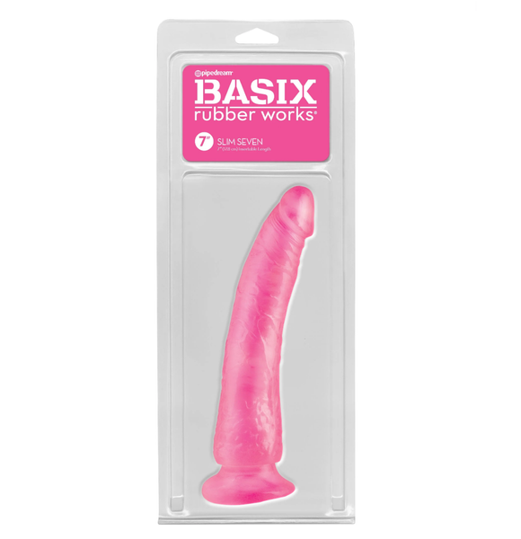 Dildo Pipedream Slim Seven Pink zdjęcie 1