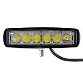 Lampa Robocza Halogen LED 18W 6 Diod 12V Szperacz światło cofania światła do jazdy dziennej Audi BMW Cabstar Canter Crafter Daily Ducato Dacia Hyundai Kia Master Nissan Renault Sprinter Skoda Toyota Transit Transporter Volvo Kubota Manitou