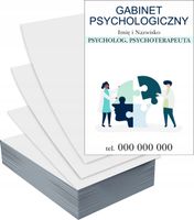 Ulotki A4 5000szt reklamowe firmowe duży wybór GABINET PSYCHOLOGICZNY