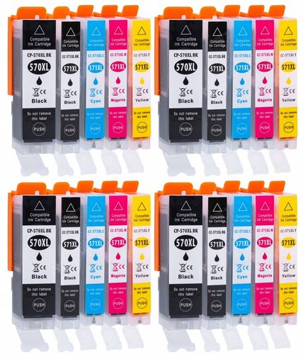 20x NOWE TUSZE DO DRUKARKI CANON PIXMA MG 5750 XL na Arena.pl