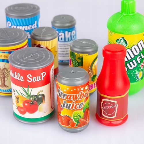 KINDERPLAY PLASTIKOWE WARZYWA OWOCE DO KUCHNI DLA DZIECI 120 elementów na Arena.pl