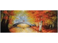 100X40CM SPACER PARKU OBRAZ DREWNO