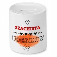 Dla Szachisty Skarbonka Szachista Idealny Z Nadrukiem Ze Zdjęciem