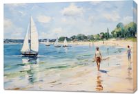 Obraz 100x70cm Życie na Brzegu