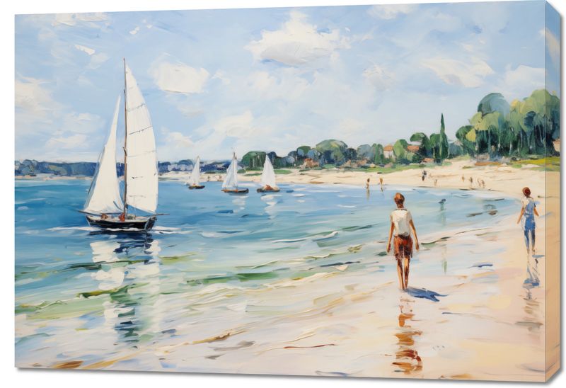 Obraz 100x70cm Życie na Brzegu zdjęcie 1