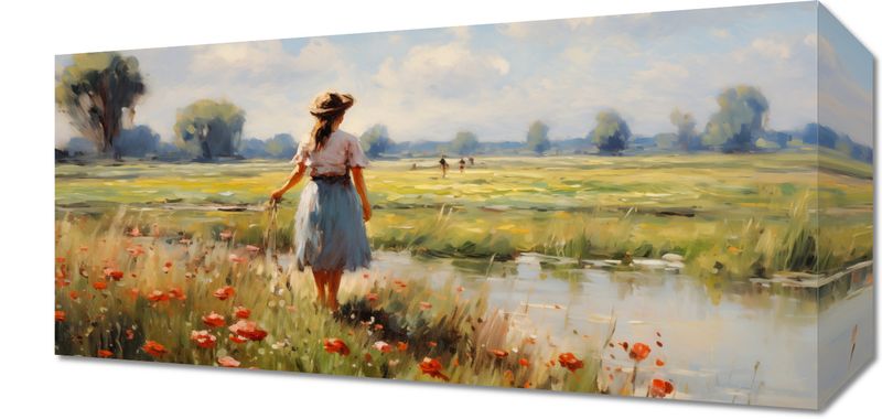 Obraz 40x20cm Wiejski Spokój zdjęcie 1