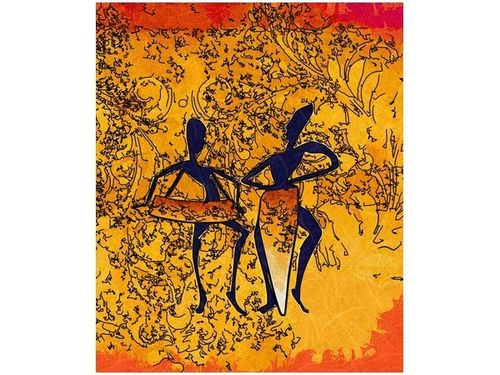 60CM 50CM OBRAZ ŚCIENNY WIECZORNY TANIEC DRUK PŁÓTNO na Arena.pl