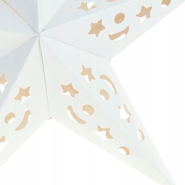 GWIAZDA 3D SKŁADANA ŚWIĄTECZNA WITRAŻ PAPIEROWA zdjęcie 5