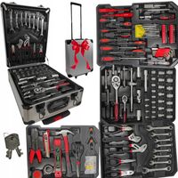 ZESTAW NARZĘDZI WALIZKA NARZĘDZIOWA ZESTAW KLUCZY NASADEK BITÓW ZESTAW XXL