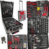 ZESTAW NARZĘDZI WALIZKA NARZĘDZIOWA ZESTAW KLUCZY NASADEK BITÓW ZESTAW XXL