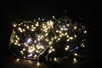 LAMPKI CHOINKOWE 300 LED CIEPŁY BIAŁY +BIAŁY FLASH