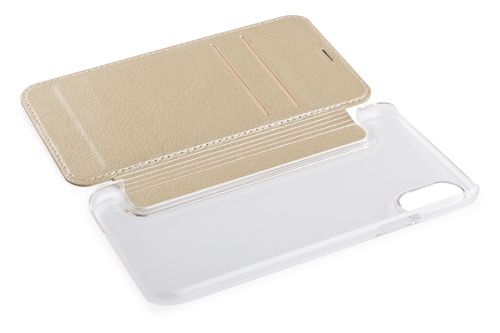GUESS BOOK IRIDESCENT Apple iPhone X - GOLD na Arena.pl