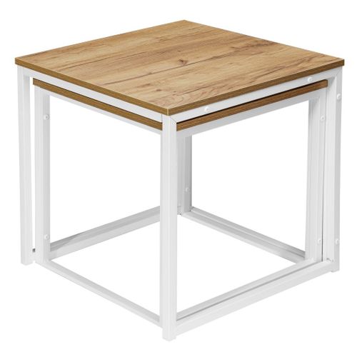 Stoliki kawowe loft Praven Craft Biały na Arena.pl