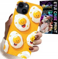 ETUI DO IPHONE 13 - SŁODKIE UŚMIECHNIĘTE JAJKA CASE + FOLIA