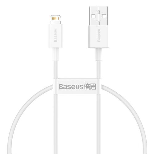 kabel usb do lightning baseus superior series, 2.4a, 0.25m (biały) na Arena.pl