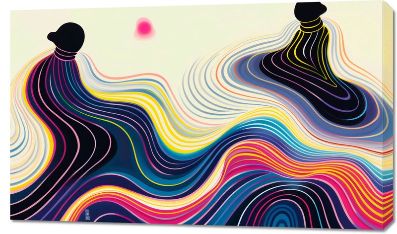 Obraz 100x60cm Wodnista Tafla zdjęcie 1