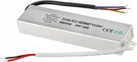 Zasilacz 12V 80W 6,5A wodoodporny do taśm LED IP67 hermetyczny metal