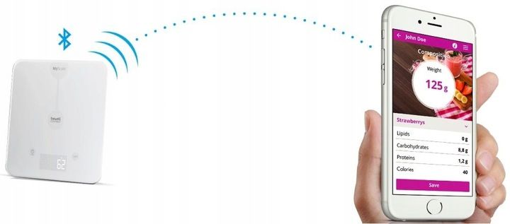 WAGA KUCHENNA INTELIGENTNA kcal polska aplikacja! zdjęcie 6