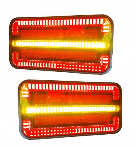 Lampy tylne ledowe Lampa tylna zespolona LED do przyczepek 3 funkcje 12-24V na Arena.pl