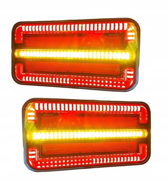 Lampy tylne ledowe Lampa tylna zespolona LED do przyczepek 3 funkcje 12-24V zdjęcie 2