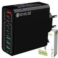 ŁADOWARKA SIECIOWA USB-C SZYBKA DO TELEFONU KOSTKA QUICK CHARGE 3.0 168W