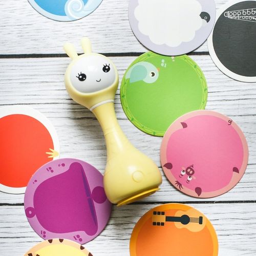 ALILO KRÓLICZEK INTERAKTYWNY SMARTY BUNNY Z MUZYKĄ Żółty R1 Grzechotka na Arena.pl