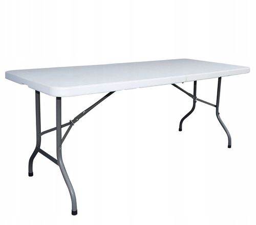 STÓŁ CATERINGOWY Składany w Walizkę TURYSTYCZNY Przenośny Rozkładany 180 cm na Arena.pl