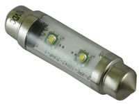 mocna żarówka LED 10x42 mm 2x Cree XP-E 12v 24v biała zimna c10w c15w