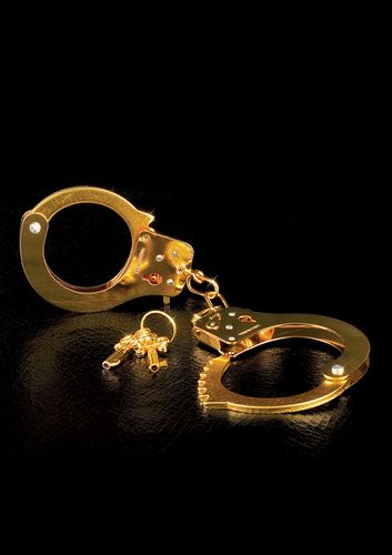 kajdanki-ff gold metal cuffs na Arena.pl