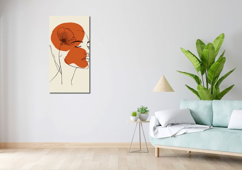 Obraz 50x100cm Ciepło Kwiatu zdjęcie 2