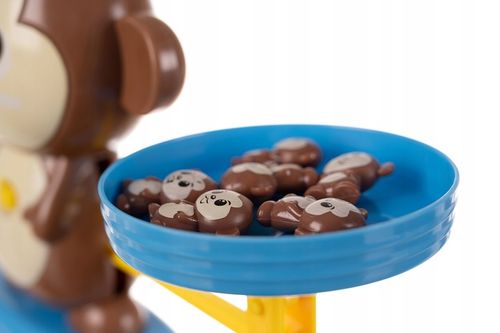 Gra Edukacyjna Małpka Waga Szalkowa Nauka Liczenia Zabawka dla Dzieci na Arena.pl