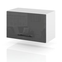 Szafka Kuchenna Wisząca Okapowa Modulowa 60cm Spremium Szary Połysk