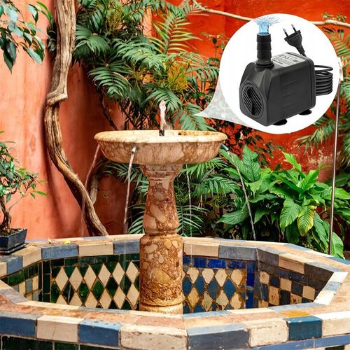 Mocna Pompa 2000L/h DO oczka WODNEGO FONTANNA KASKADA + 3 Końcówki na Arena.pl