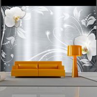 Fototapeta - Orchidee na stali 350x245