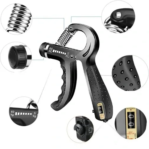 Ściskacz do Rąk Dłoni Regulacja Duży Zestaw Ćwiczenie do Rąk 5w1 na Arena.pl