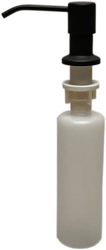 Zlewozmywak 1,5 komorowy z ociekaczem MILOS grafit z lewym ociekaczem + bateria LUNA + dozownik na Arena.pl