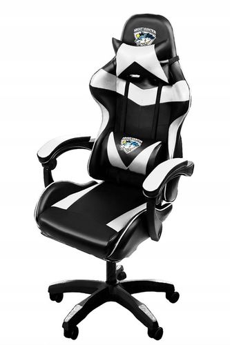 Fotel GAMINGOWY komputerowy OBROTOWY biurowy krzesło gracza + MASAŻ PLECÓW! na Arena.pl