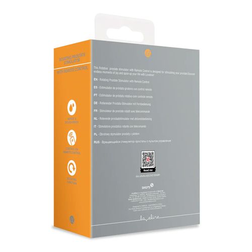 Rotating Prostate Stimulator With Remote Control - Gotham Grey na Arena.pl