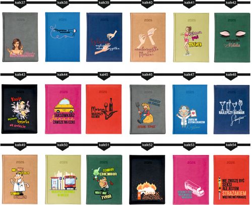 Stylowy kalendarz PIELĘGNIARKI A5 2026 TYGODNIOWY terminarz PREZENT na Arena.pl